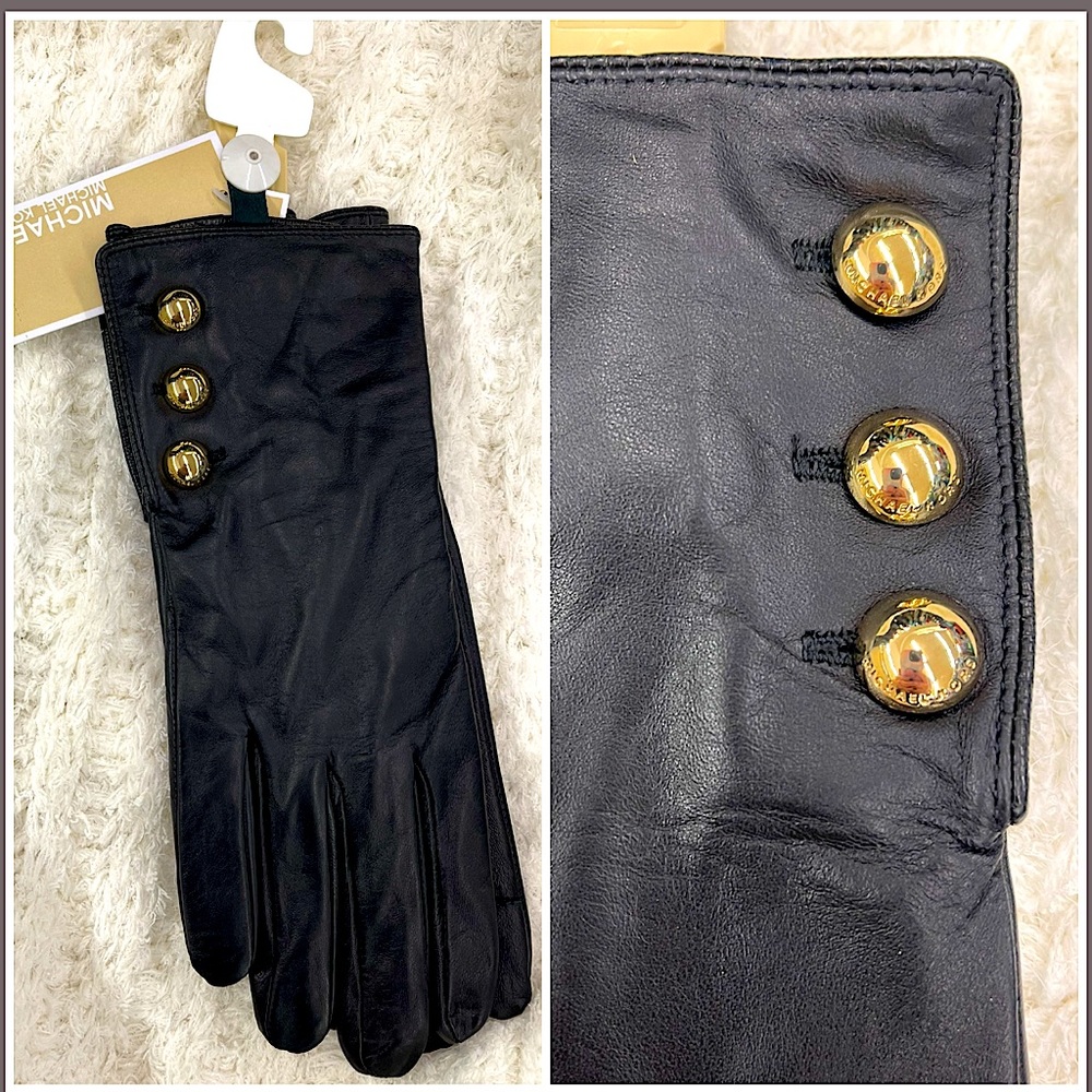 Michael Kors Genuine Leather Gloves